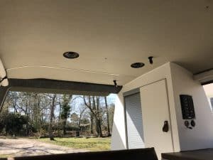 Camping car vu de l'interieur