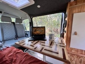 Le ti'van sur un ordinateur